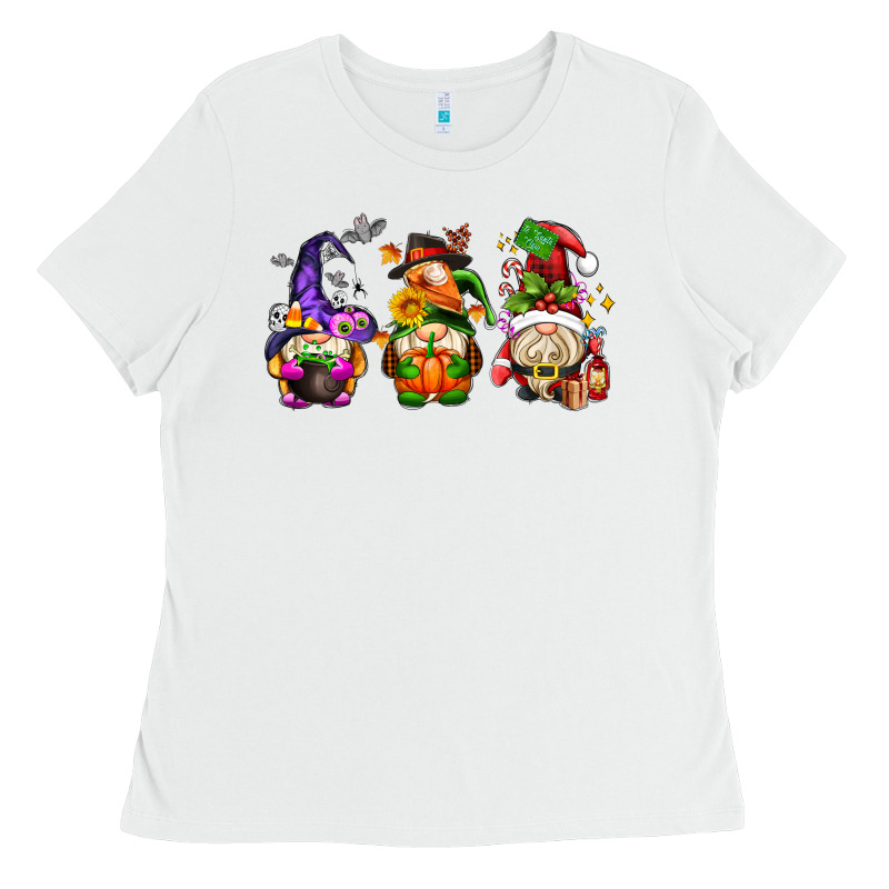 Hallothanksmas Gnome Ladies Tee by AdoDesignShop | Teevron