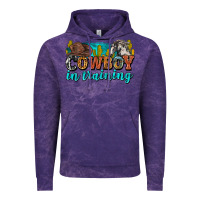 Cloud Purple cowboy in training Vintage Hoodie - Zillion Design Studio