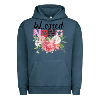 Pigment Midnight Navy Blessed Nana Gifts for Nana or Grandma Urban Hoodie - Bettercallsaul