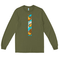 Army Green fall pumpkin Long Sleeve Tee - BundleAndBundleShop