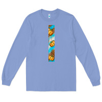 Colony Blue fall pumpkin Long Sleeve Tee - BundleAndBundleShop