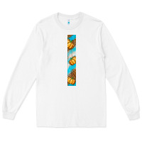 White fall pumpkin Long Sleeve Tee - BundleAndBundleShop