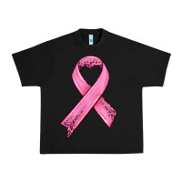 Black pink ribbon Urban Heavy Tee - HRA Design Shop