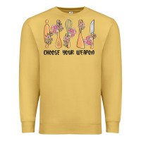 Antique Gold choose your weapon Premium Sweatshirt - MaliasSmallBusiness
