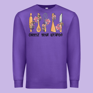 Choose Your Weapon Premium Sweatshirt Designed By Maliassmallbusiness
