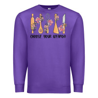 Purple choose your weapon Premium Sweatshirt - MaliasSmallBusiness