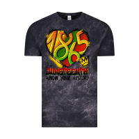 Cloud Black juneteenth 1865 graffiti Vintage Tee - HRA Design Shop