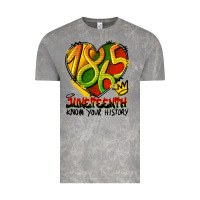 Cloud Rock juneteenth 1865 graffiti Vintage Tee - HRA Design Shop