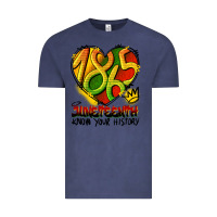 Vintage Denim juneteenth 1865 graffiti Vintage Tee - HRA Design Shop