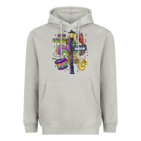 Moon Dust new orleans mardi gras streets Heavyweight Hoodie - MaliasSmallBusiness