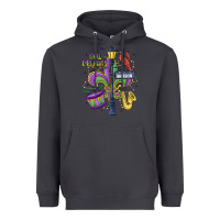 Smoke new orleans mardi gras streets Heavyweight Hoodie - MaliasSmallBusiness