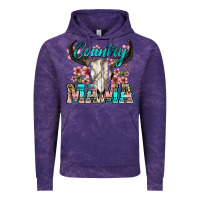 Cloud Purple country mama Vintage Hoodie - Zillion Design Studio