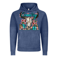 Vintage Denim country mama Vintage Hoodie - Zillion Design Studio