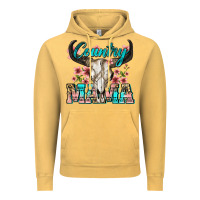 Vintage Mustard country mama Vintage Hoodie - Zillion Design Studio