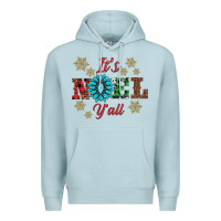Blue Mist it's noel y'all Premium Hoodie - AdoDesignShop