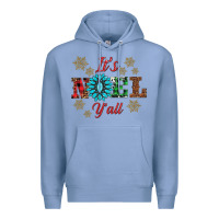 Colony Blue it's noel y'all Premium Hoodie - AdoDesignShop