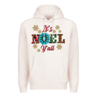 Pale Pink it's noel y'all Premium Hoodie - AdoDesignShop
