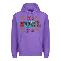 Purple it's noel y'all Premium Hoodie - AdoDesignShop