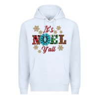 White it's noel y'all Premium Hoodie - AdoDesignShop