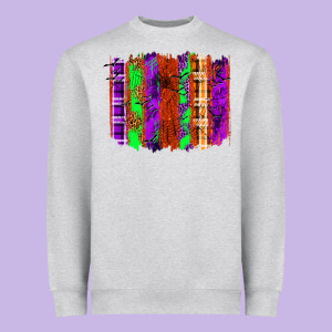 Halloween Brushstrokes Heavyweight Sweatshirt Designed By Texasbilliewilder
