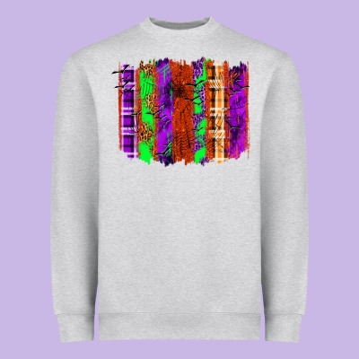 Halloween Brushstrokes Heavyweight Sweatshirt Designed By Texasbilliewilder