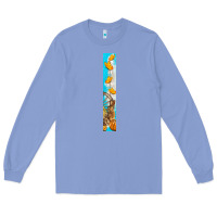 Colony Blue butterfly fall Long Sleeve Tee - BundleAndBundleShop