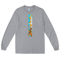 Heather Grey butterfly fall Long Sleeve Tee - BundleAndBundleShop