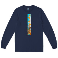 Navy butterfly fall Long Sleeve Tee - BundleAndBundleShop
