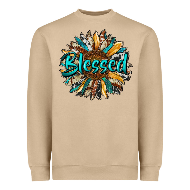 Blessed Sunflower Heavyweight Sweatshirt by RanaPortraitStore | Teevron