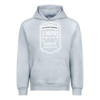 Heather Grey vintage quality without compromise 1970 Urban Hoodie - Bettercallsaul