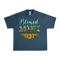 Midnight Navy blessed mini Urban Heavy Tee - BarkalooDesign