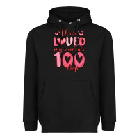 Black i have loved my students 100 days Heavyweight Hoodie - MaliasSmallBusiness