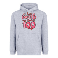 Heather Grey i have loved my students 100 days Heavyweight Hoodie - MaliasSmallBusiness
