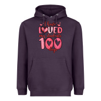 Plum i have loved my students 100 days Heavyweight Hoodie - MaliasSmallBusiness