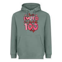 Sage i have loved my students 100 days Heavyweight Hoodie - MaliasSmallBusiness