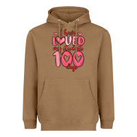 Toasted Coconut i have loved my students 100 days Heavyweight Hoodie - MaliasSmallBusiness