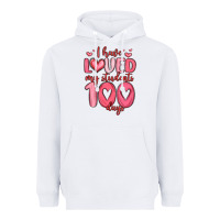White i have loved my students 100 days Heavyweight Hoodie - MaliasSmallBusiness