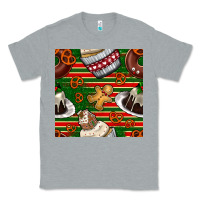 Heather Grey christmas cake seamless pattern Classic Tee - BundleAndBundleShop