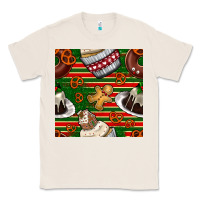 Natural christmas cake seamless pattern Classic Tee - BundleAndBundleShop