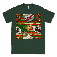 Sports Green christmas cake seamless pattern Classic Tee - BundleAndBundleShop