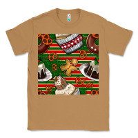 Toasted Coconut christmas cake seamless pattern Classic Tee - BundleAndBundleShop