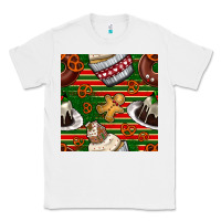 White christmas cake seamless pattern Classic Tee - BundleAndBundleShop