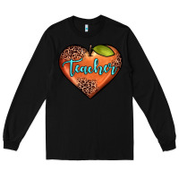Black teacher heart Long Sleeve Tee - JahusDesignShop