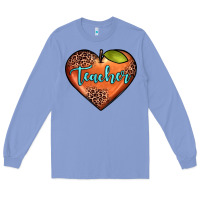 Colony Blue teacher heart Long Sleeve Tee - JahusDesignShop