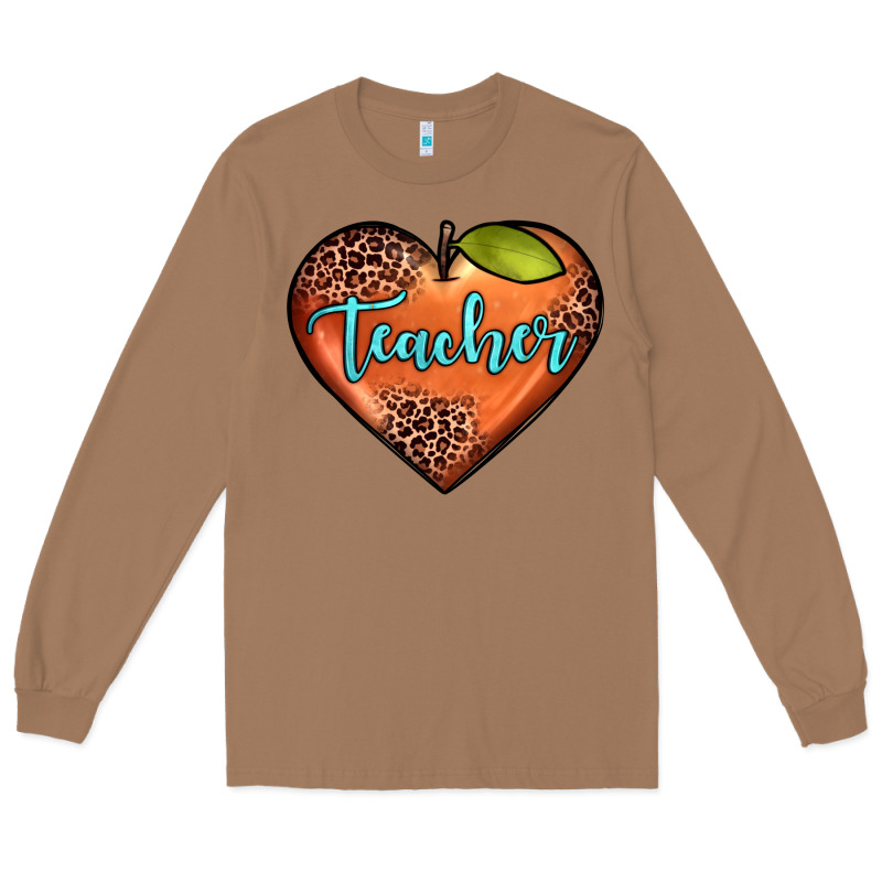 Teacher Heart Long Sleeve Tee by JahusDesignShop | Teevron