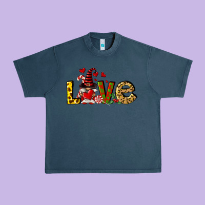 Love Gnomes Urban Heavy Tee Designed By Fadigitalartstudio