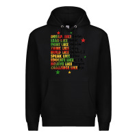 Black inspiring black leaders juneteenth Premium Hoodie - LillyAllenDesigns