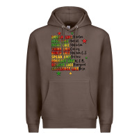 Coffee inspiring black leaders juneteenth Premium Hoodie - LillyAllenDesigns
