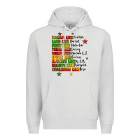 Dove Grey inspiring black leaders juneteenth Premium Hoodie - LillyAllenDesigns