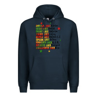 Navy inspiring black leaders juneteenth Premium Hoodie - LillyAllenDesigns